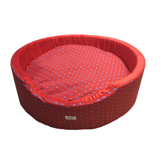 Eco-Round Pet Bed – Cozy Comfort, Naturally